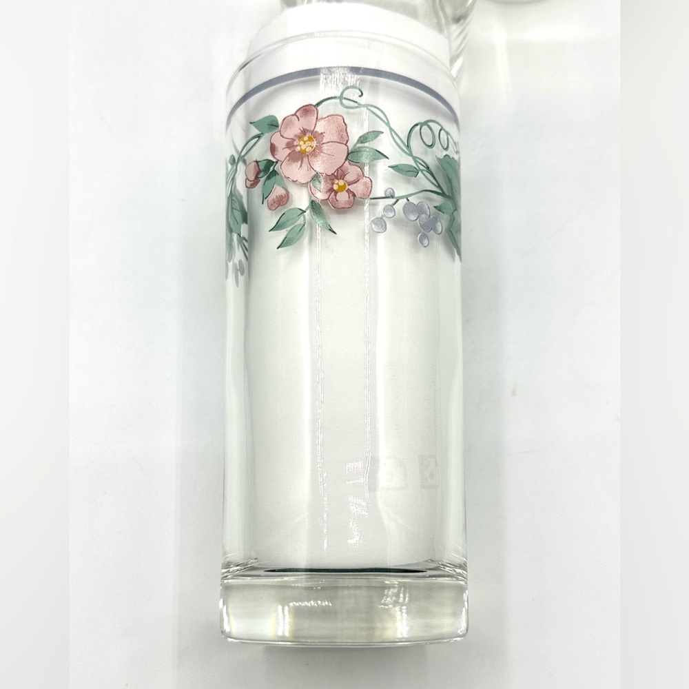 4 Vintage Floral Kensington Tumblers, 1980s. Mervyn’s